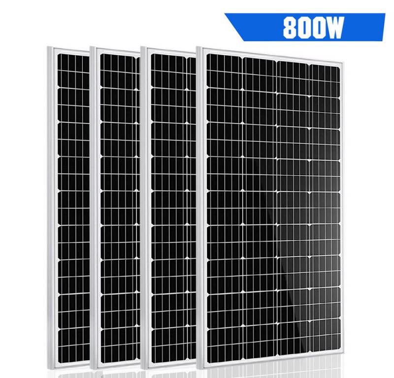 GLIESE Solarmodul-Halterung 800W Solarpanel 12V Monokristallin Solarmodul, (4-tlg) von GLIESE
