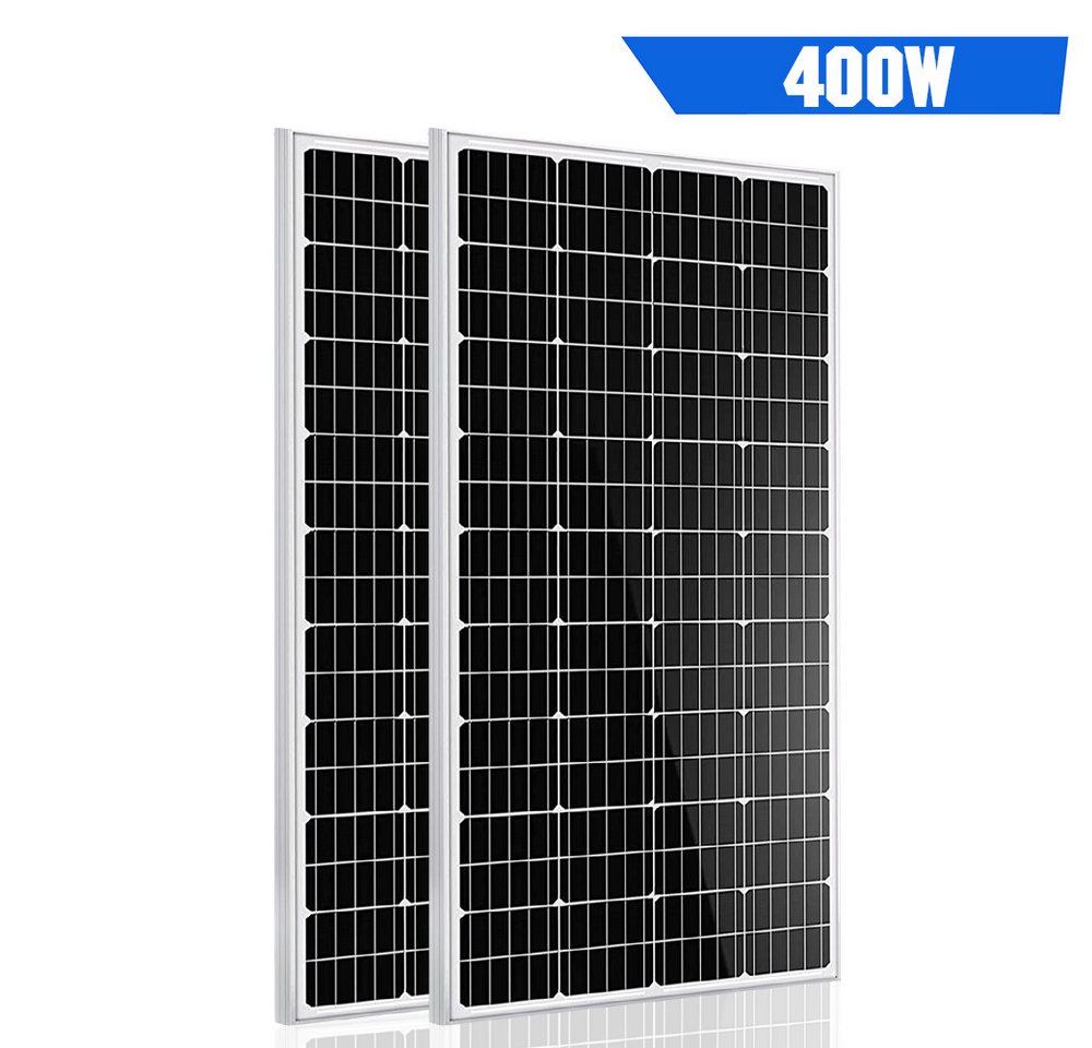 GLIESE Solarmodul-Halterung Solarpanel 12V 200W Monokristallin Solarmodul für Balkon Wohnmobil, (2-tlg) von GLIESE