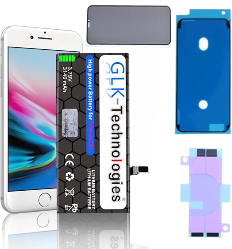 Ersatzakku kompatibel mit iPhone XR | GLK-Technologies Battery | accu | 3140 mAh Akku |inkl. 2X Klebebandsätze Reparatur-Set Neu von GLK-Technologies