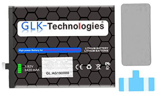 High Power Ersatzakku für Huawei Mate 10 Lite Honor 7X Nova 2 Plus P Smart Plus Nova 3i | Original GLK-Technologies Battery | accu | 3420mAh Akku | inkl. Klebestreifen von GLK-Technologies