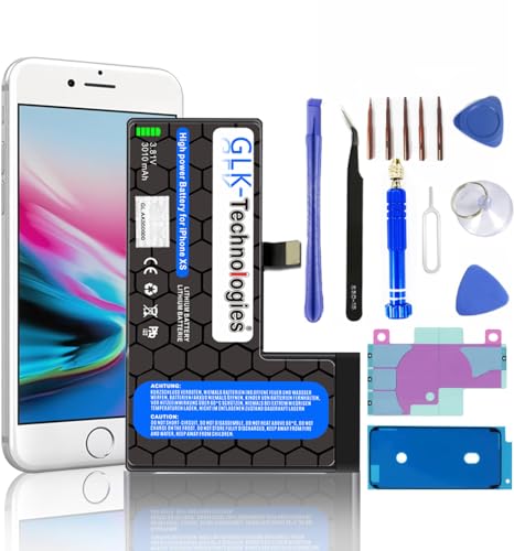High Power Ersatzakku kompatibel mit Apple iPhone XS | GLK-Technologies Battery | accu | 2740 mAh Akku | inkl. Profi Werkzeug Set Kit NU von GLK-Technologies