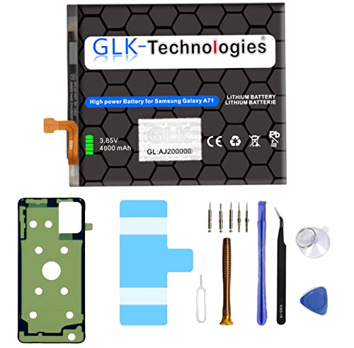 High Power Ersatzakku kompatibel mit Samsung Galaxy S10 Lite | GLK-Technologies Battery | accu | 4600 mAh Akku | inkl. Profi Werkzeug Set Kit NUE von GLK-Technologies