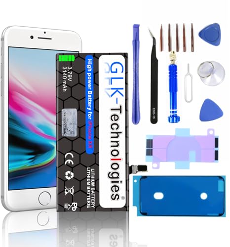 High Power Ersatzakku kompatibel mit iPhone XR | GLK-Technologies Battery | accu | 3140 mAh Akku | inkl. Profi Werkzeug Set Kit NUE von GLK-Technologies