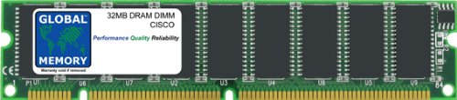 32 MB DRAM DIMM Memory RAM für Cisco ICS 7750 asi-81/160, MRP200/300 & MRP3–8 FXS/16FS (mem-mrp-32d) von GLOBAL MEMORY