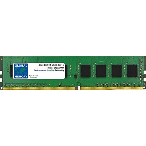 4 GB DDR4 2666 MHz PC4-21300 288-PIN DIMM RAM, kompatibel mit PC-Desktops/Motherboards 4 GB DDR4 2666 MHz PC4-21300 288-PIN DIMM RAM, kompatibel mit PC-Desktops/Motherboards von GLOBAL MEMORY
