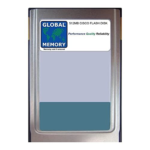 512 MB Flash-Speicherkarte, für Cisco 9500 Serie, mehrlagige Direktschalter (MEM-MDS-FLD512M) von GLOBAL MEMORY