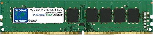 8 GB DDR4 2133 MHz PC4-17000 288-poliger ECC-DIMM (UDIMM) Arbeitsspeicher, kompatibel mit Servern, Workstations, Motherboards (Nicht für PCs) von GLOBAL MEMORY