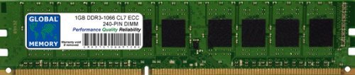 GLOBAL MEMORY 1 GB DDR3 1066 MHz PC3–8500 240-PIN ECC DIMM (UDIMM) Arbeitsspeicher für Servers/WORKSTATIONS/MAINBOARDS von GLOBAL MEMORY