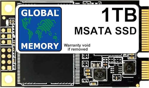GLOBAL MEMORY 1 TB MSATA Solid State Drive (SSD) für Laptops/Desktop-PCs/Server/Workstationen/Motherboards von GLOBAL MEMORY