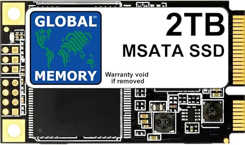 GLOBAL MEMORY 2 TB MSATA 2242 Solid-State-Laufwerk (SSD) für Laptops/Desktop-PCs/Server/Workstations/Motherboards von GLOBAL MEMORY