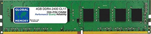GLOBAL MEMORY 4GB DDR4 2400MHz PC4-19200 288-PIN DIMM ARBEITSSPEICHER RAM FÜR PC DESKTOPS/MAINBOARDS von GLOBAL MEMORY