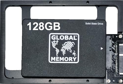 GLOBAL MEMORY SATA 2 Solid-State-Laufwerk (SSD) für Laptops/Desktop-PCs/Server/Workstationen/Motherboards, 128 GB, 7 mm von GLOBAL MEMORY