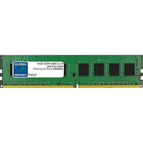 Global Memory 16GB DDR4 2666MHz PC4-21300 288-Pin DIMM Speicher RAM für PC Desktops/Motherboards von GLOBAL MEMORY