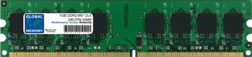 Global Memory 1GB DDR2 667MHz PC2-5300 240-Pin DIMM Speicher RAM für PC Desktops/Motherboards von GLOBAL MEMORY