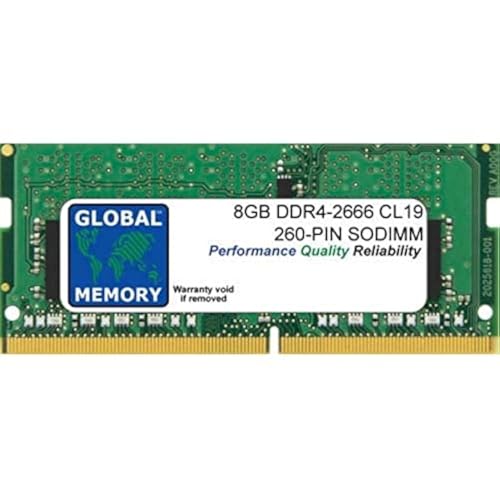 8 GB DDR4 2666 MHz PC4-21300 260-PIN SODIMM RAM, kompatibel mit 68,6 cm (27 Zoll) Retina 5K IMAC (2019/2020) von GLOBAL MEMORY