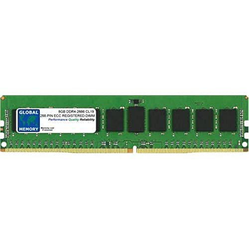 8 GB DDR4 2666 MHz PC4-21300 288-poliger ECC-registrierter DIMM (RDIMM) Arbeitsspeicher, kompatibel mit Mac Pro (2019) von GLOBAL MEMORY