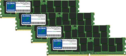 RAM-Set (64 GB (4 x 16 GB) DDR4 2400 MHz PC4-19200 288-pin ECC registriertes DIMM (RDIMM) für Server/Workstationen/Motherboards (8 Rang Kit Chipkill) von GLOBAL MEMORY