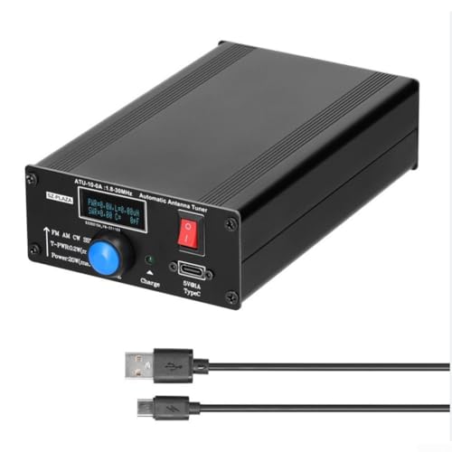 ATU-10-0A Antennentuner mit OLED-Display, unterstützt USB-Aufladung mit 1,8–55 MHz Frequenzbereich, mit 1350 mAh 3,6 V Lithium-Akku ATU-10-0A Antennentuner mit OLED-Display, unterstützt USB-Aufladung mit 1,8–55 MHz Frequenzbereich, mit 1350 mAh 3,6 V Lithium-Akku von GLOBALHUT