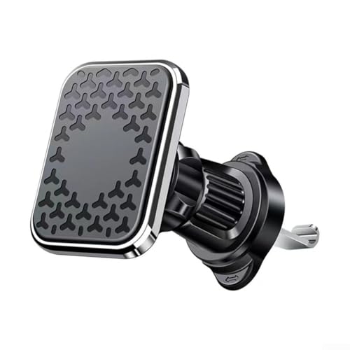 GLOBALHUT 360 Drehbarer Magnetischer Handyhalter für Autos Einhandbedienung und Stabilität (Silber) von GLOBALHUT