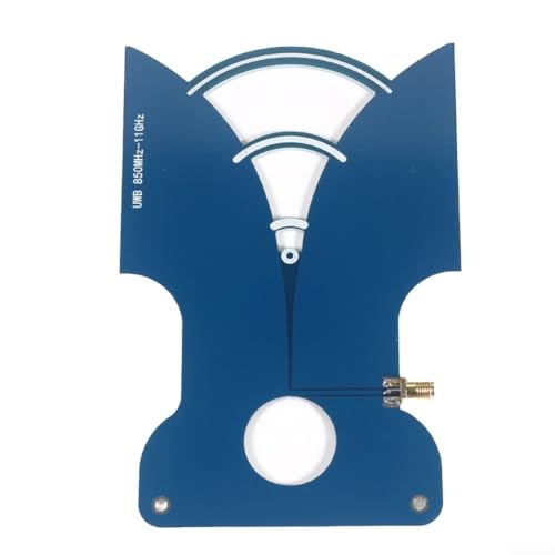 UWB-Antenne, 850 MHz-11 GHz Ultra-Breitband-Richtantenne, hohe Verstärkung 4–7 dBi für SMA-Stecker für Bildübertragungspositionierung (S Father) von GLOBALHUT