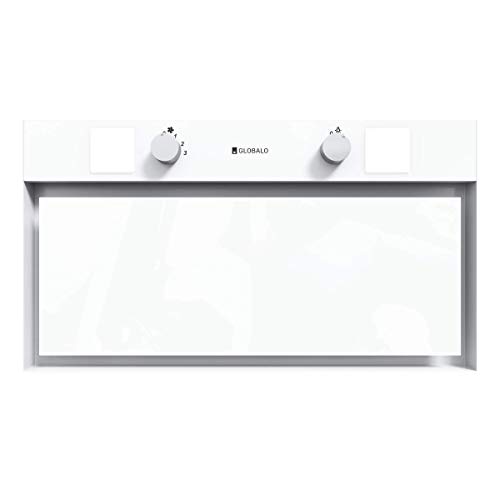 GLOBALO Dunstabzugshaube, Einbauhaube für Küche, Flachlüfter, mit Beleuchtung, Einbaubreite 60 cm, 3 Leistungsstufen, Gehärtetes Glas und Lackierter Stahl, Spedtero 60.2 White, Weiß, 45 dB, 570 m3/h GLOBALO Dunstabzugshaube, Einbauhaube für Küche, Flachlüfter, mit Beleuchtung, Einbaubreite 60 cm, 3 Leistungsstufen, Gehärtetes Glas und Lackierter Stahl, Spedtero 60.2 White, Weiß, 45 dB, 570 m3/h von GLOBALO