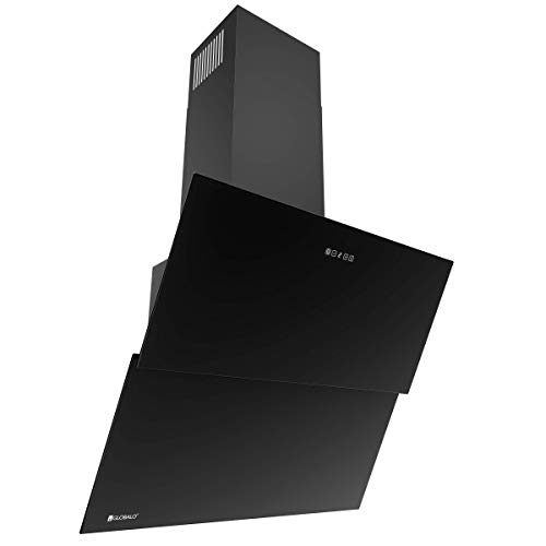 GLOBALO Kopffrei-Wandhaube, Dunstabzugshaube zur Wandmontage, Kopffreihaube, Fettfilter, Touch-Steuerung, 60 cm, 4 Leistungsstufen, Gehärtetes Glas & Lackierter Stahl, Mirida 60.3 Black/BL, Schwarz GLOBALO Kopffrei-Wandhaube, Dunstabzugshaube zur Wandmontage, Kopffreihaube, Fettfilter, Touch-Steuerung, 60 cm, 4 Leistungsstufen, Gehärtetes Glas & Lackierter Stahl, Mirida 60.3 Black/BL, Schwarz von GLOBALO