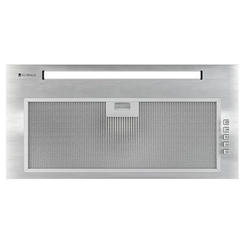 GLOBALO Küchenhaube, Einbauhaube 60cm, Flachventilator, Anti-Fettfilter, Schrankhaube mit Beleuchtung, lackierter Stahl Viledo 60.1 Inox GLOBALO Küchenhaube, Einbauhaube 60cm, Flachventilator, Anti-Fettfilter, Schrankhaube mit Beleuchtung, lackierter Stahl Viledo 60.1 Inox von GLOBALO