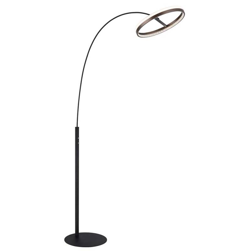 LED Bogenstehleuchte, schwarz, Touchdimmer, H 190,4 cm von GLOBO LIGHTING