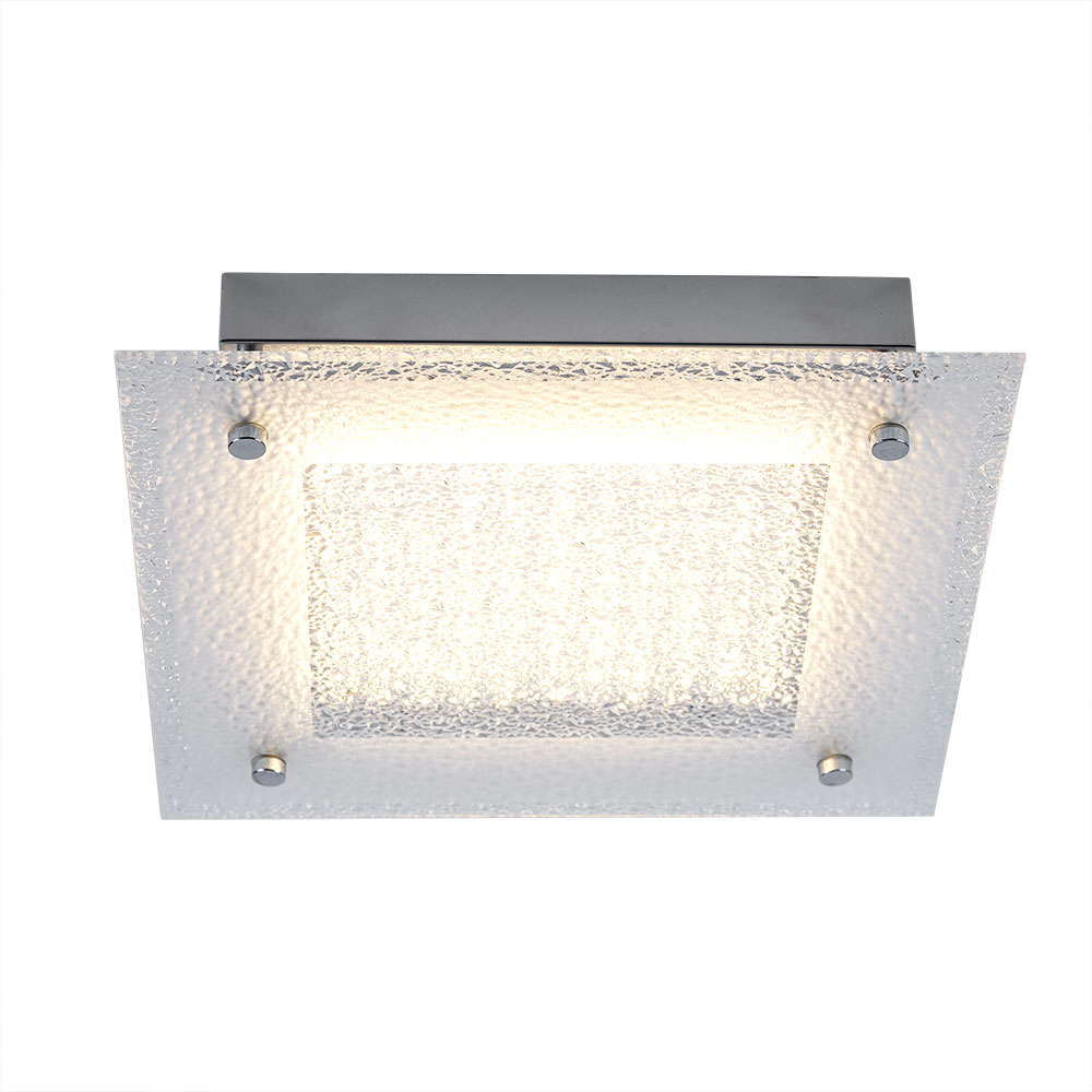 LED Deckenlampe in klassischer Form aus Chrom SPECCHIO II von GLOBO LIGHTING