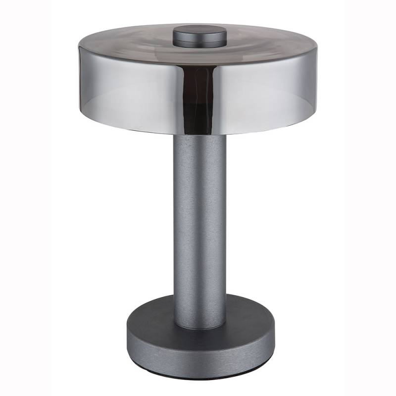 LED Tischleuchte, Alu, Grau, H 31 cm von GLOBO LIGHTING