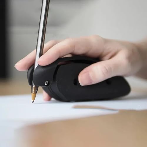 GLOGLOW Ergonomische Schreibhilfe, Assistierendes Schreiben von Zeichenvorrichtungen mit Einfacher Übergang Begrenzte Handmobilität Stabiler Kunststoff -Stifthalter für Beide Linken von GLOGLOW
