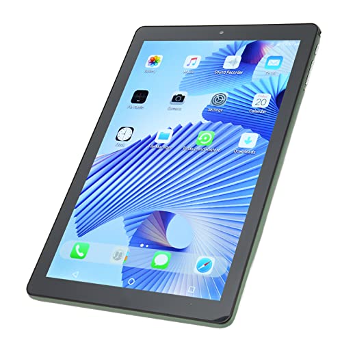 GLOGLOW HD-Tablet, 10,1-Zoll-Dual-Kamera, 5000-mAh-Akku, Octa-Core-CPU, Reisebüro (EU-Stecker) von GLOGLOW