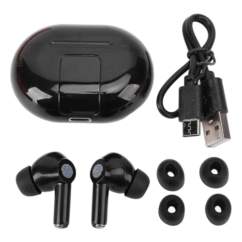 GLOGLOW -Übersetzung Earphone, Drahtlose Übersetzungsohrhörer mit App -Support 144 Sprachen Tragbare Geräuschstündung Echtzeit Sprachübersetzer Ohrhörer für Reisegeschäft (Black) von GLOGLOW