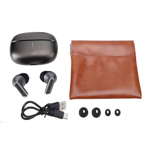 Übersetzer -Ohrhörer, 144 Sprache Tragbare -Übersetzer -Ohrhörer -Lärmstündigung Wireless AI Smart Smart Smultaneous Übersetzung mit App für Reisen Soziale Anrufe (Black) von GLOGLOW