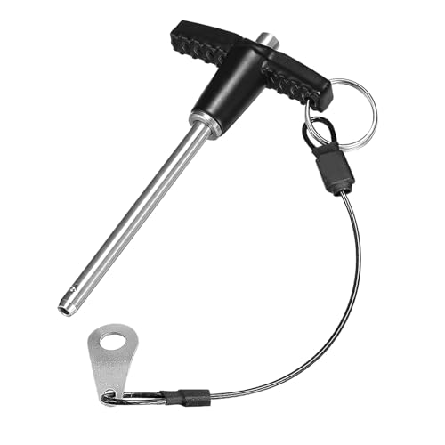 GLOKUUCA T-Griff-Verriegelungsstifte – Kugelverriegelungsstift passend für Fitnessstudio – Edelstahl 304 Druckknopf Pin mit 6–60 mm Lanyard-Kabel – 4,8 cm Durchmesser 2-23/64 Zoll nutzbare Länge GLOKUUCA T-Griff-Verriegelungsstifte – Kugelverriegelungsstift passend für Fitnessstudio – Edelstahl 304 Druckknopf Pin mit 6–60 mm Lanyard-Kabel – 4,8 cm Durchmesser 2-23/64 Zoll nutzbare Länge von GLOKUUCA