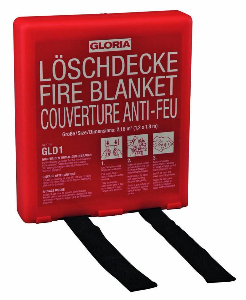 GLORIA Feuerlöschdecke Glasfasergewebe von GLORIA