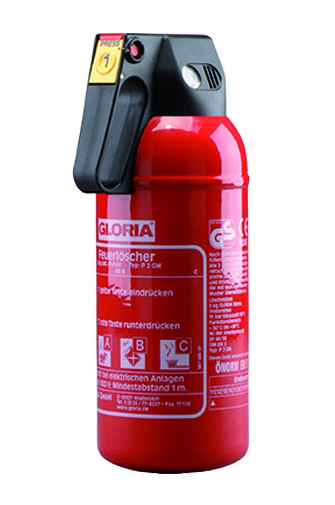 Pulver-Feuerlöscher 2kg von GLORIA