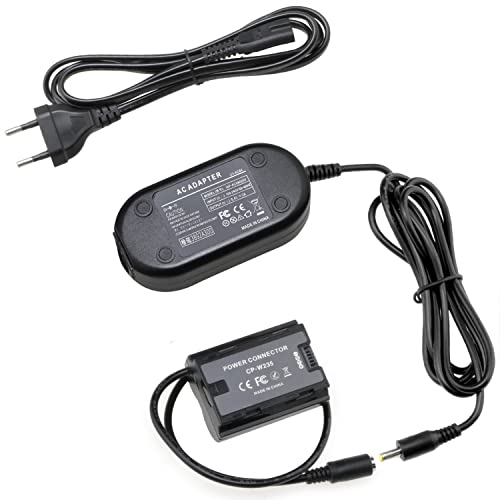 Glorich AC-W235 AC Adapter CP-W235 DC Koppler NP-W235 Dummy Akku für Digitalkamera Fujifilm X-T4 Akku Grip VG-XT5 von GLORICH