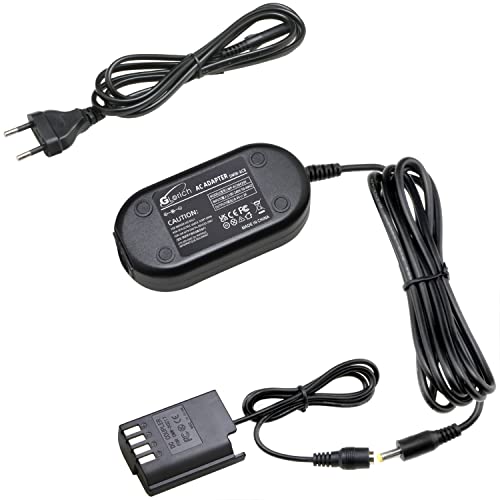 Glorich DMW-DCC17 AC Netzadapter Dummy Akku DMW-BLK22 DC Koppler für Digitalkamera Panasonic LUMIX S5 DC-S5 DC-S5K DC-S5GK DC-GH5 II DC-GH6 DC-GH6GK Battery Grip DMW-B GS5 von GLORICH