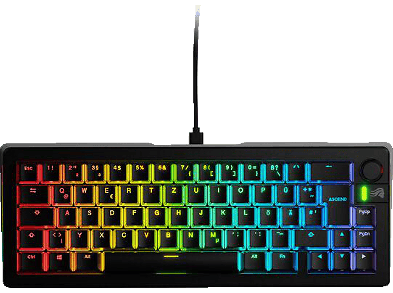 GLORIOUS GAMING GMMK 3 65 % Custom, Gaming Tastatur, kabelgebunden, Schwarz GLORIOUS GAMING GMMK 3 65 % Custom, Gaming Tastatur, kabelgebunden, Schwarz von GLORIOUS GAMING