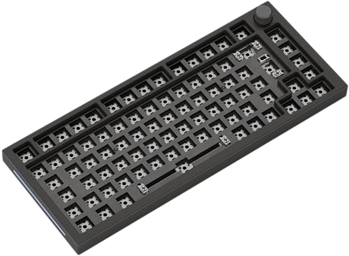 Glorious Gaming GMMK PRO 75% Barebones (Frame Only) – Modulares mechanisches Gaming-Keyboard, 1,5 kg schwer, RGB, voll anpassbar, unterstützt 5-polige Schalter, International/ISO Layout - Schwarz von Glorious PC Gaming Race