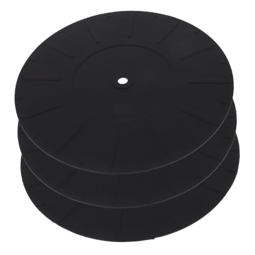 GLSTOY 3 Teiliges Plattenspieler Pad, Plattenspieler Gummimatte, Vinyl Recorder Matte, Plattenspieler Silikonmatte, Plattenspieler Matte, Vinyl Plattenspieler Matte, Antistatische GLSTOY 3 Teiliges Plattenspieler Pad, Plattenspieler Gummimatte, Vinyl Recorder Matte, Plattenspieler Silikonmatte, Plattenspieler Matte, Vinyl Plattenspieler Matte, Antistatische von GLSTOY