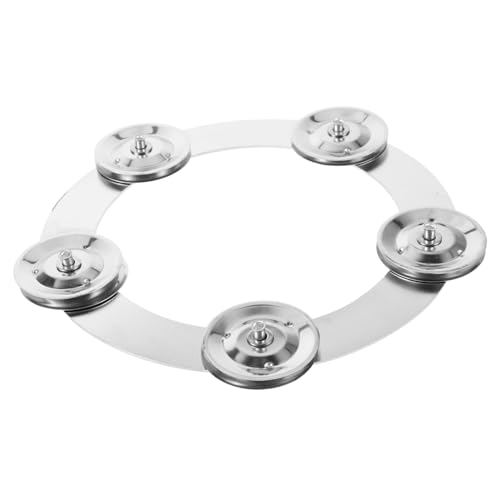 GLSTOY Drum Becken Drum Crash Becken Drum Hardware Drum Tamburin Becken Drum Kit Drum Kit Becken Tamburin Ring Becken Für Schlagzeug Drum Zubehör Tamburin Handglocke Splash Becken von GLSTOY
