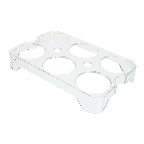 GLSTOY Eierhalter für den Kühlschrank 6 Fächer Aufbewahrungsbox für Eier Kühlschrank Eierablage Schutz vor zerbrechlichen Eiern sicher und praktisch von GLSTOY