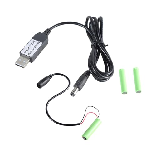 Batterie-Eliminatoren USB 5 V auf 4,5 V LR03 Batterie-Netzteil-Adapter für LED-Licht-Fernbedienungselektronik von GMBYLBY