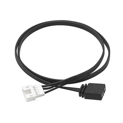 GMBYLBY 5V 3Pin Computer Motherboard Verlängerungskabel 4Pin ARGB 5V 3Pin ARGB Sync Hub Splitter Anschluss Für PC Computer Chassis 4Pin Zu 5V 3Pin Konverter ARGB Anschlusskabel von GMBYLBY