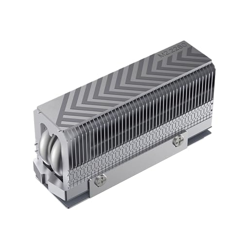 GMBYLBY Hochwertiger M.2-SSD Kühler M.2-2280-SSD Kühlkörper Verbessert Die Kühleffizienz Für Bessere Leistungen Leiser Betrieb von GMBYLBY