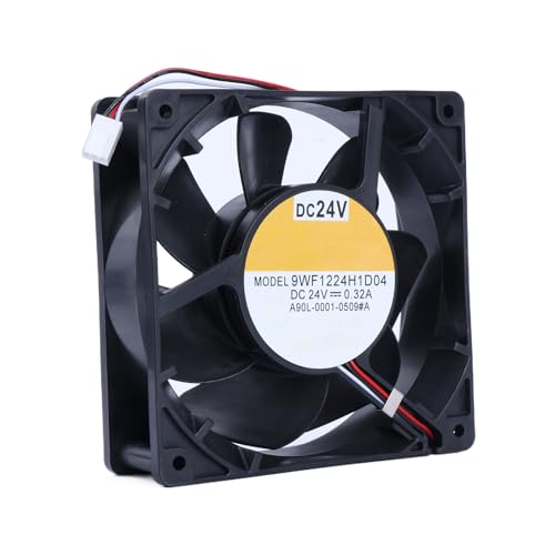 GMBYLBY Inverter Kühler 9WF1224H1D04 A90L-0001-0509 11 7 X 11 7 X 3 7 cm 24 V 0 32 A 3-poliger Wechselrichter Antriebslüfter Für Wechselrichter Lüfter 9WF1224H1D04 Lüfter von GMBYLBY