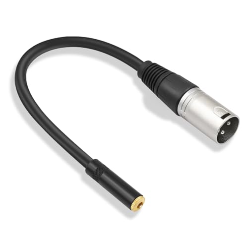 GMBYLBY Professionell 3 5 Mm Bis 3 Pin Kabellinie Stereo Weiblich Bis Männlicher Anschluss Ausgeglichener Adapterkabeldraht Für Klare Verbindung GMBYLBY Professionell 3 5 Mm Bis 3 Pin Kabellinie Stereo Weiblich Bis Männlicher Anschluss Ausgeglichener Adapterkabeldraht Für Klare Verbindung von GMBYLBY