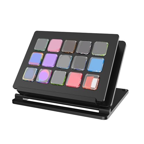 GMBYLBY Programmierbare LCD-Makro-Tastatur mit 15 Tasten für Live-Stream, Gaming, Content-Creators, Integration für Streaming GMBYLBY Programmierbare LCD-Makro-Tastatur mit 15 Tasten für Live-Stream, Gaming, Content-Creators, Integration für Streaming von GMBYLBY